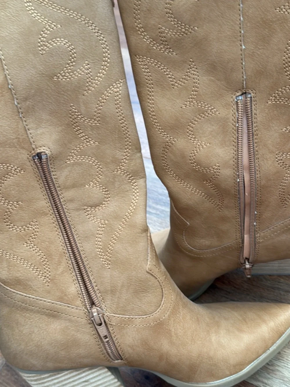 Dolce Vita Tan Western Boots
